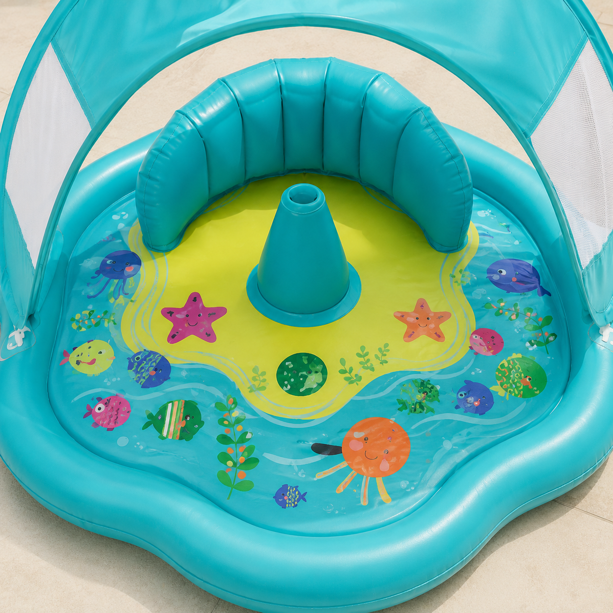 MiniSplash™ Watermat met Zonnescherm