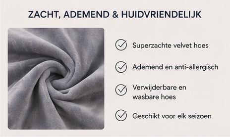 Oreiller de grossesse DreamNest™ 130×70 cm