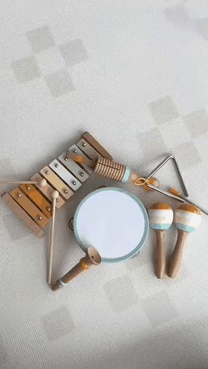 HappyHarmony™ – Kit musical Montessori 8 pièces – Stimule la créativité et le développement