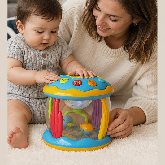 LichtCarrousel | Draaiend Licht- & Muziekspeeltje voor Baby's