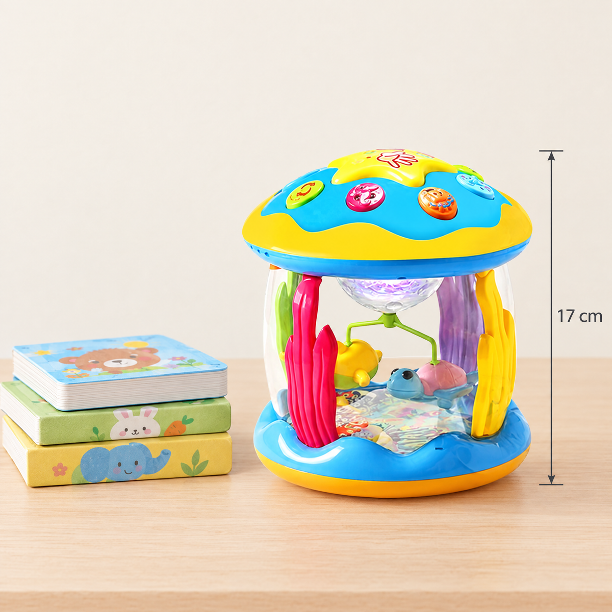 LichtCarrousel | Draaiend Licht- & Muziekspeeltje voor Baby's