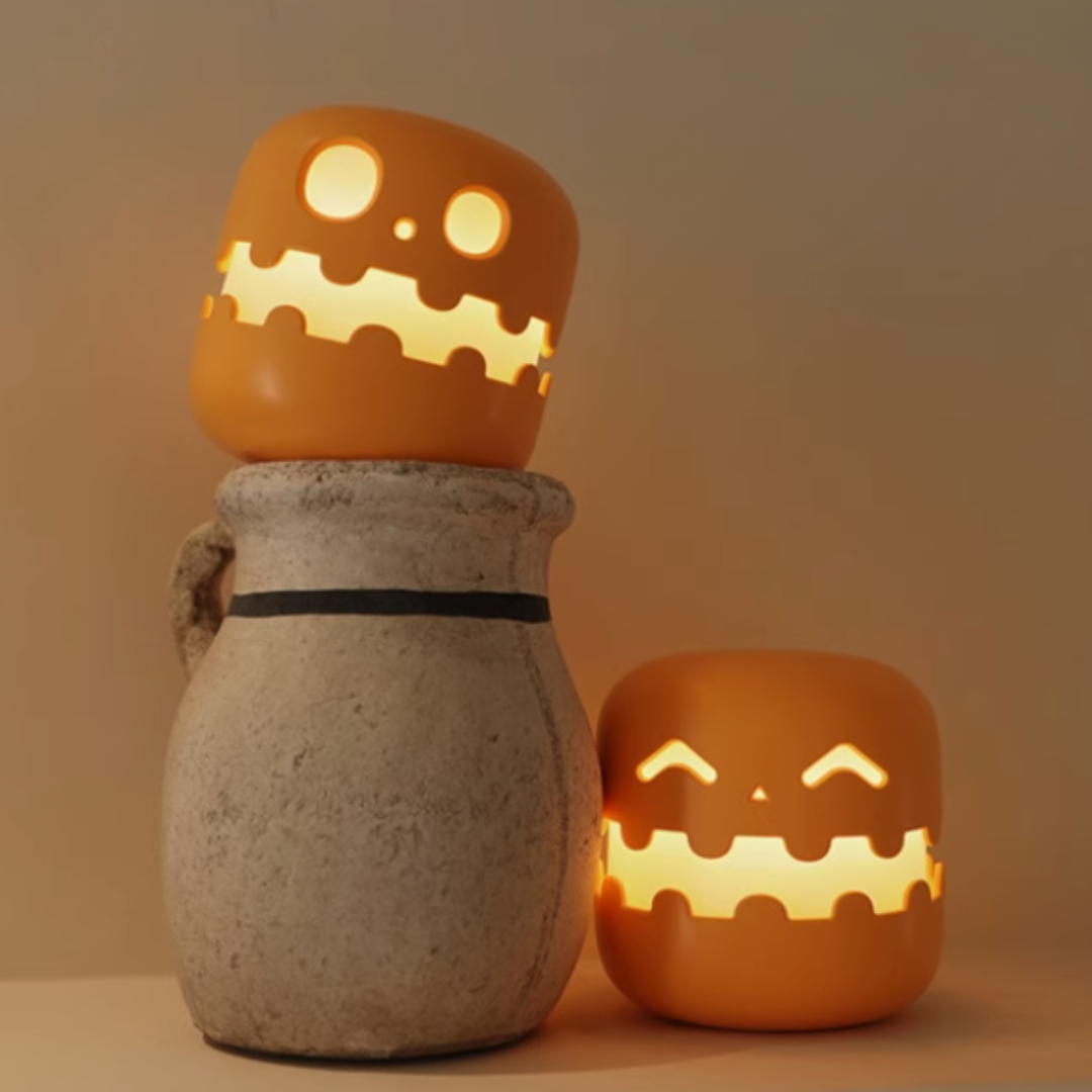 PompoenLicht - Halloween Lampje Met Zacht Licht