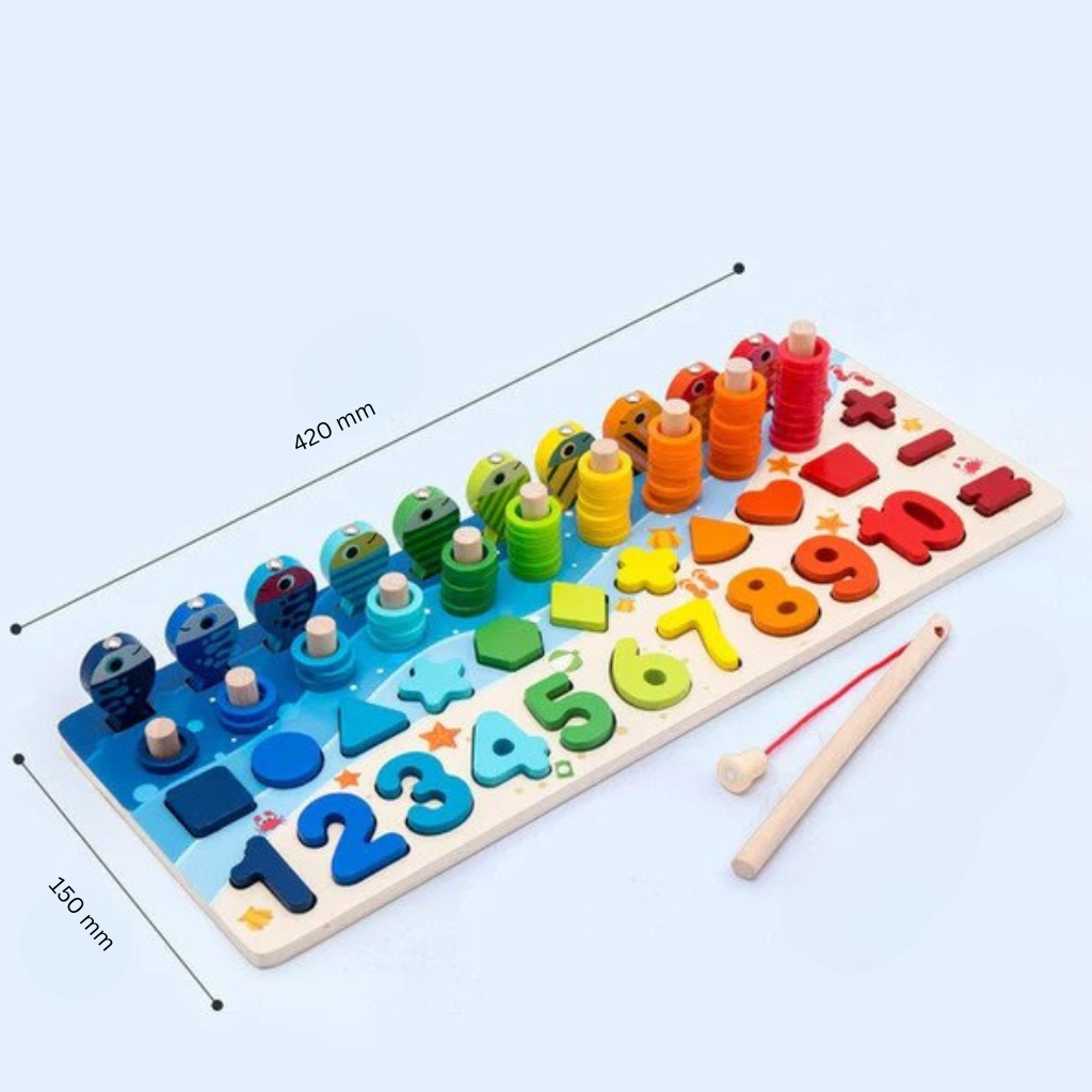 ABC Leerbord™ – Houten Montessori Speelbord