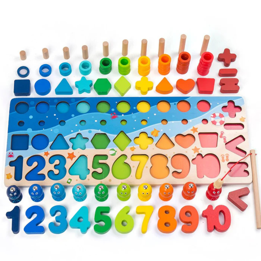 ABC Leerbord™ – Houten Montessori Speelbord