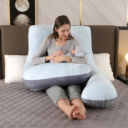 Oreiller de grossesse DreamNest™ 130×70 cm