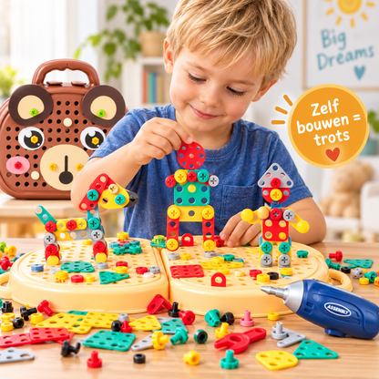 BouwBuddy™ Montessori Bouwkoffer
