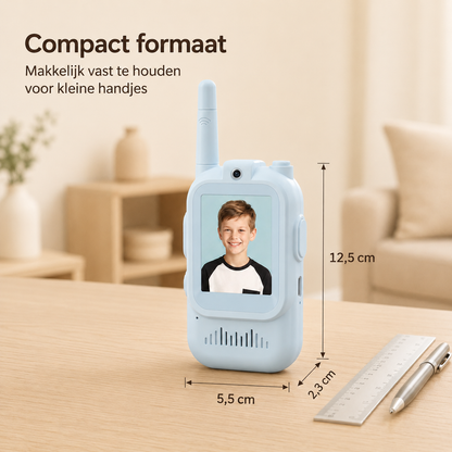 VideoTalkie™ Kids Walkie Talkie Set met Camera – 2-Pack