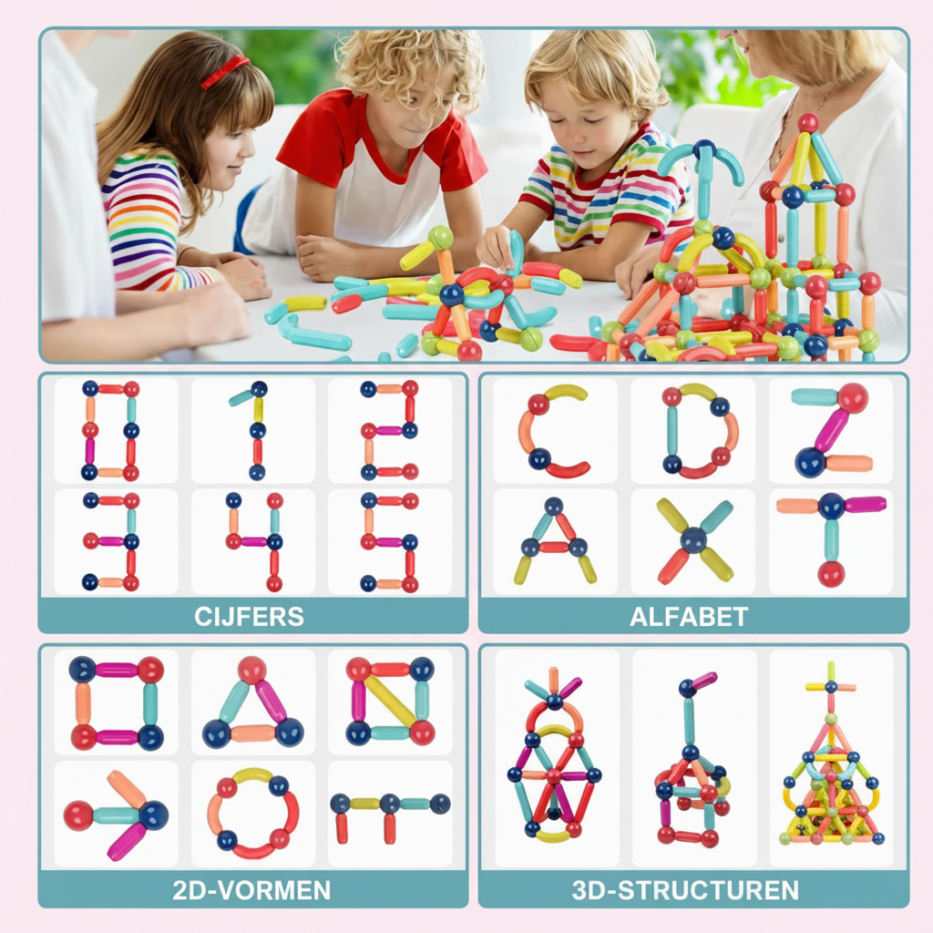 Magnetix™ Magnetische Bouwsticks