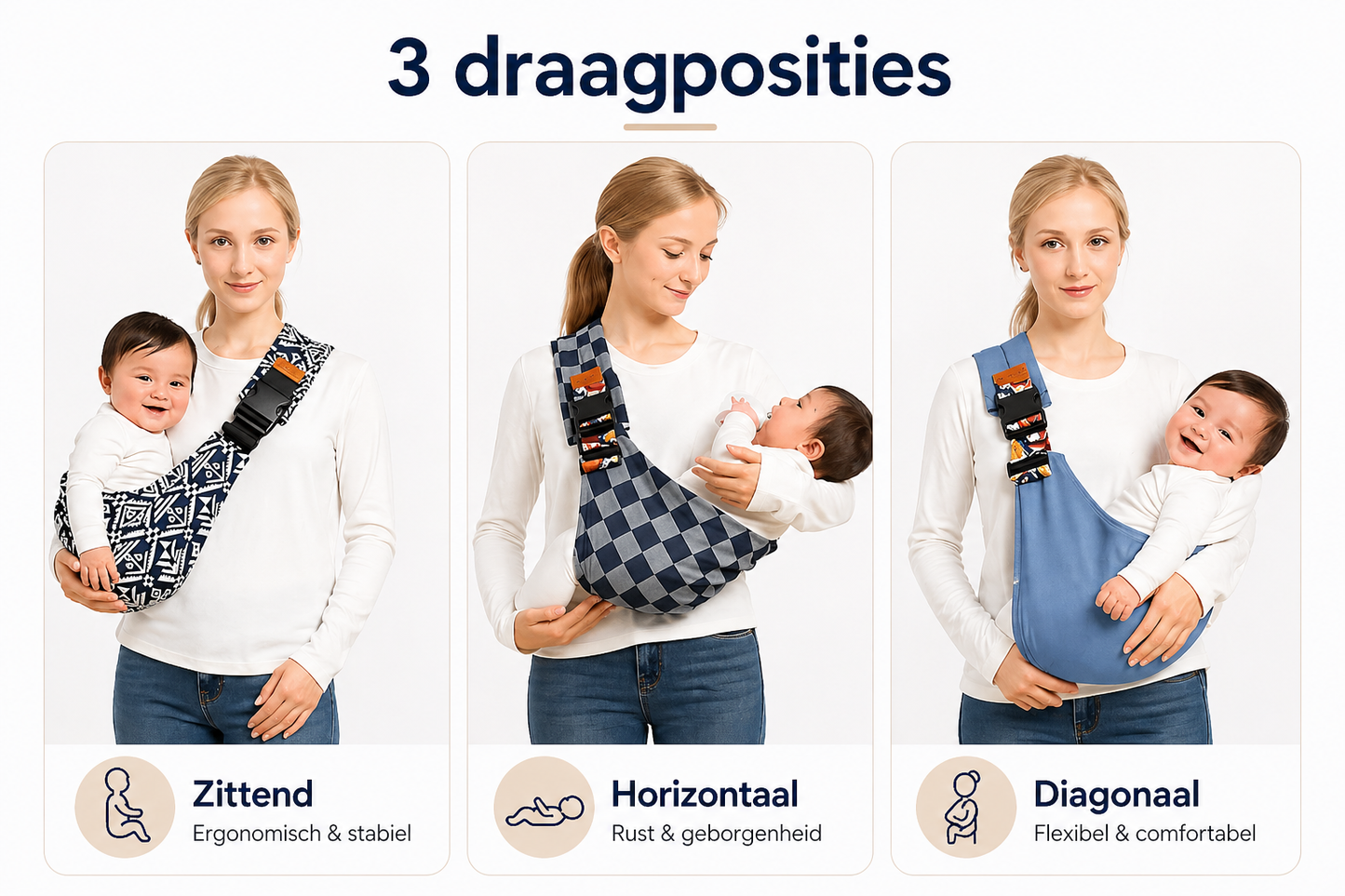 EasyHug™ – Confort de Portage Ergonomique pour Vous et Votre Enfant