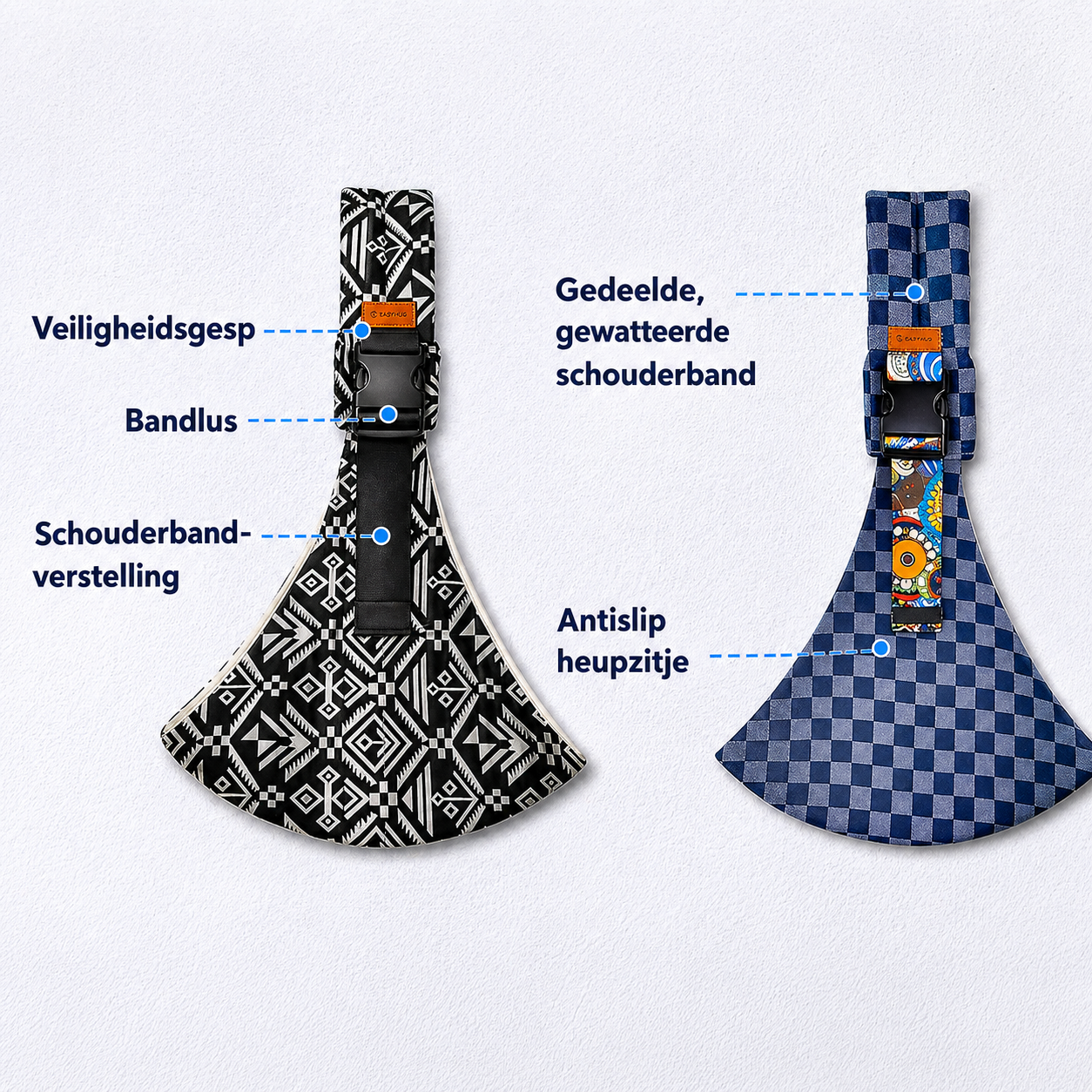 EasyHug™ – Confort de Portage Ergonomique pour Vous et Votre Enfant