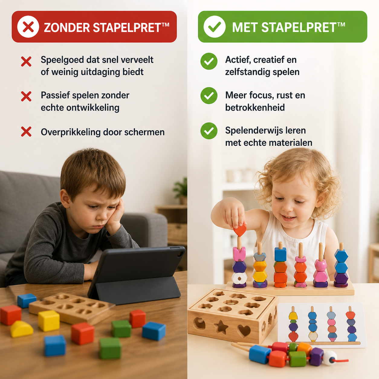 StapelPret™ - Spelend Leren met Vormen
