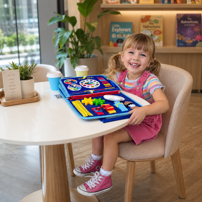 Kleine Ontdekker™ 7-in-1 Montessori Boek - Leren, voelen en ontdekken met plezier