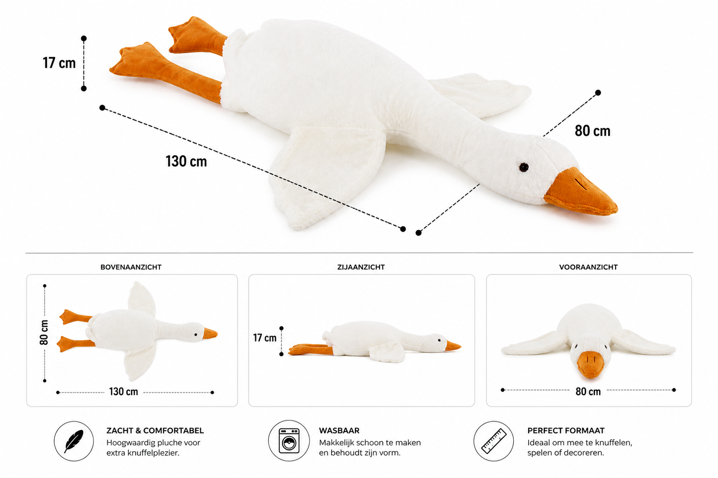 LunaNest™ – Soft Dream Goose Plush & Sleep Friend