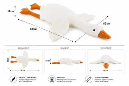 LunaNest™ – Soft Dream Goose Plush & Sleep Friend