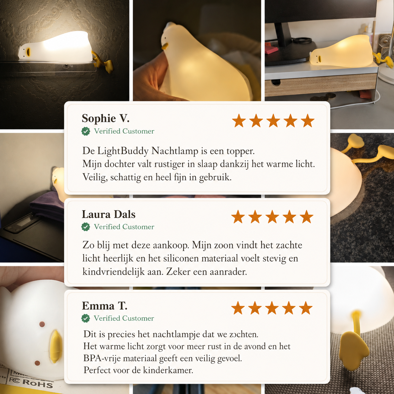 LightBuddy™ Nachtlampje – Zacht licht voor rustige nachten
