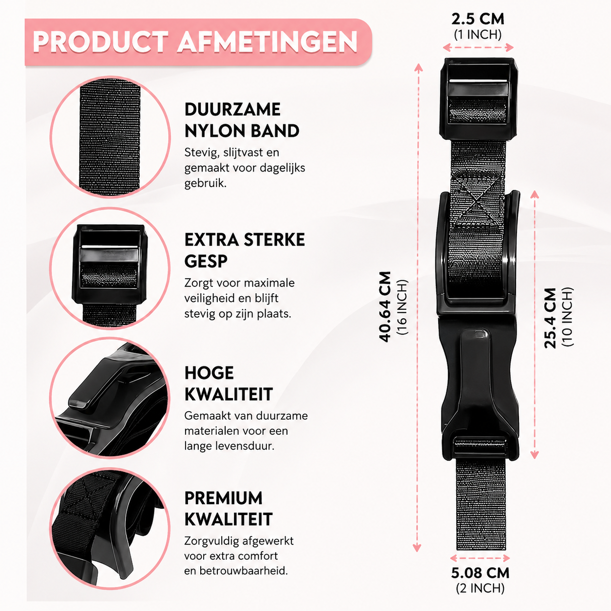 BellyGuard™ – Zwangerschap Gordelversteller voor Veilig & Comfortabel Autorijden