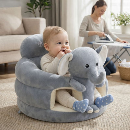 KnuffelZit™ Baby Lounger – Zacht Baby Zitkussen
