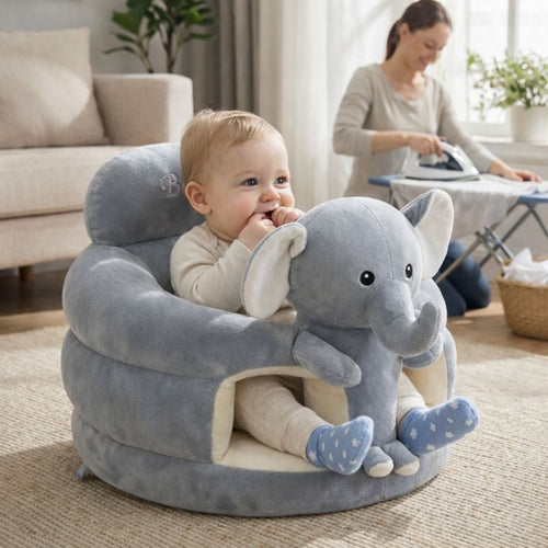 KnuffelZit™ Baby Zitkussen – Zachte Ondersteuning
