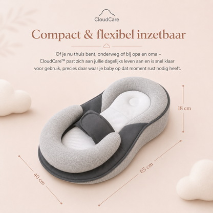 CloudCare™ Ergonomisch Babykussen met Helling