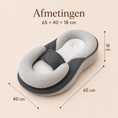 CloudCare™ Ergonomic Baby Pillow with Incline – Comfort & Support for Your Baby