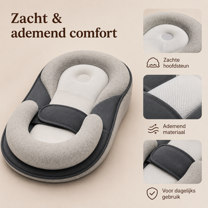 CloudCare™ Ergonomic Baby Pillow with Incline – Comfort & Support for Your Baby