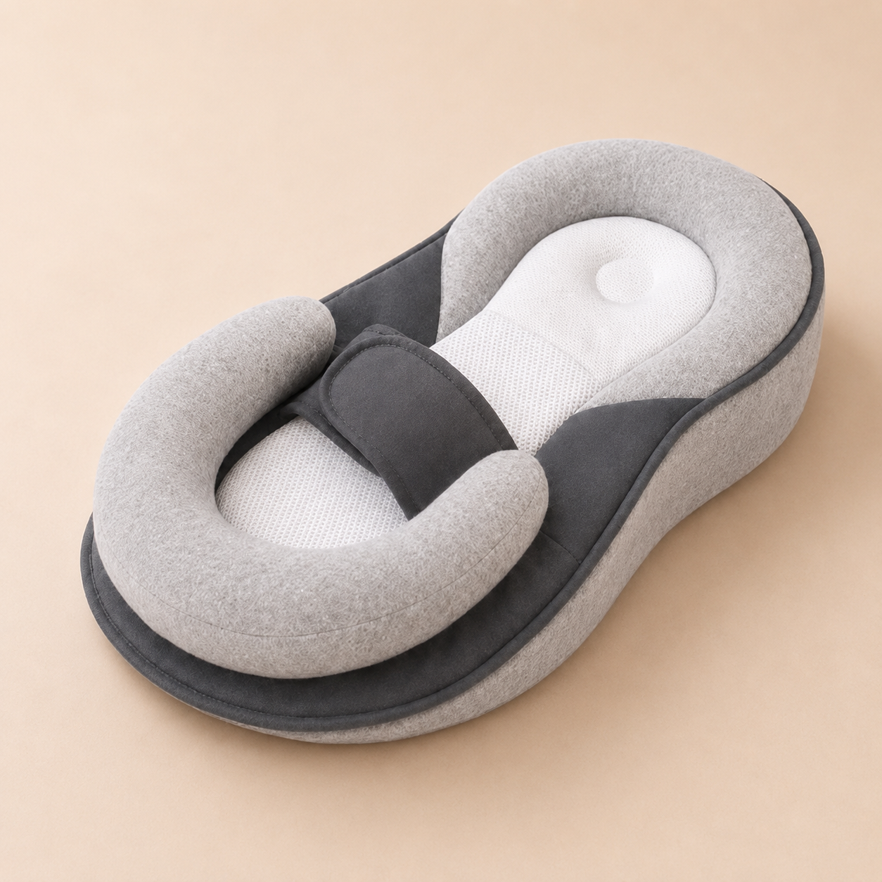 CloudCare™ Ergonomic Baby Pillow with Incline – Comfort & Support for Your Baby