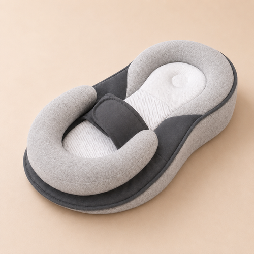 CloudCare™ Ergonomic Baby Pillow with Incline – Comfort & Support for Your Baby