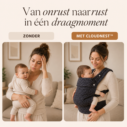 CloudNest™ ergonomische draagzak | Dichtbij gedragen, jouw handen vrij