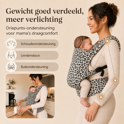 CloudNest™ ergonomische draagzak | Dichtbij gedragen, jouw handen vrij