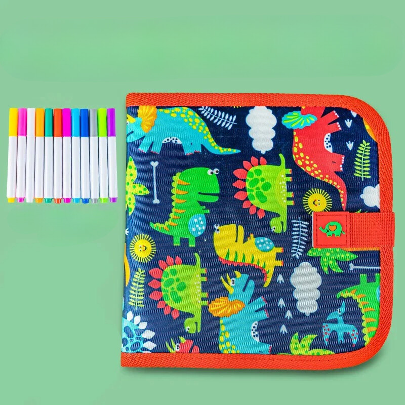Het KrabbelBoek met de kaft van de dino
