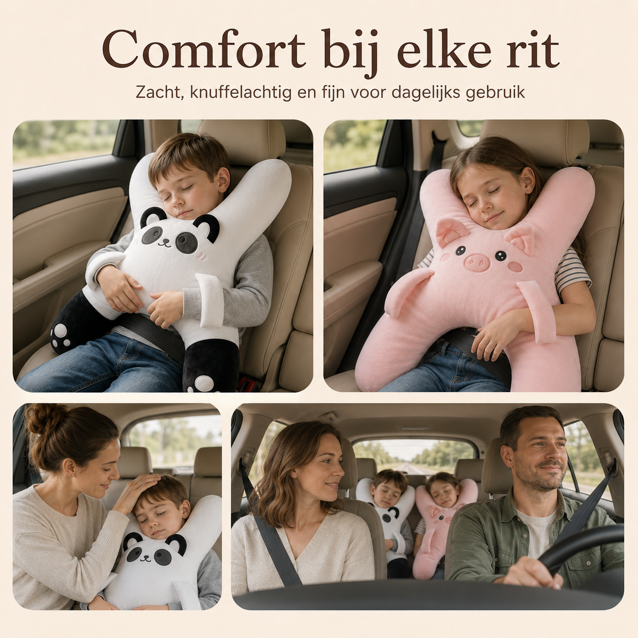 DreamRide™ Comfort Autokussen voor Kinderen