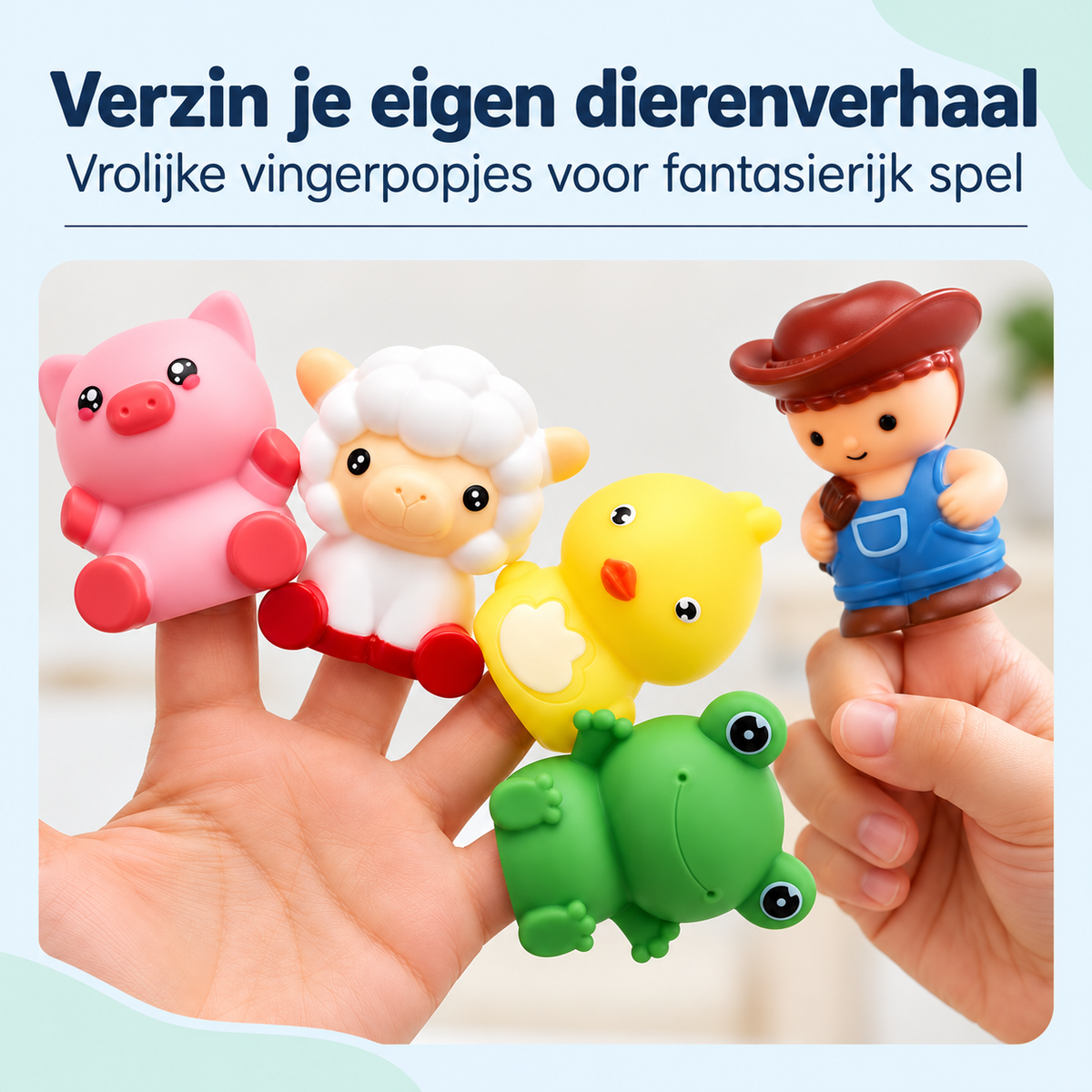 BoerderijTrein | Montessori Trein Met Dieren En Blokken