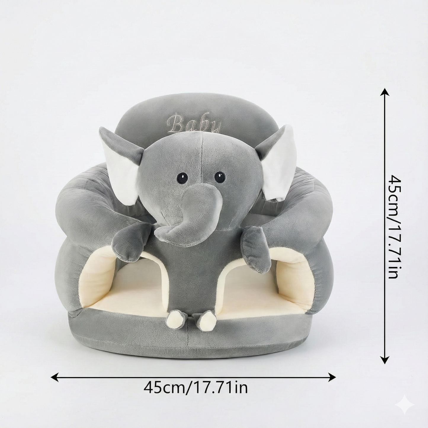 KnuffelZit™ Baby Lounger – Zacht Baby Zitkussen
