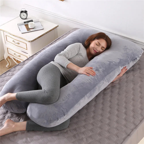 Oreiller de grossesse DreamNest™ 130×70 cm