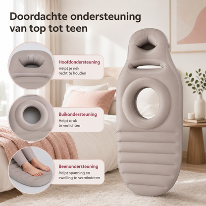MamaNest Air™ – Opblaasbare Buikligmat voor Zwangeren