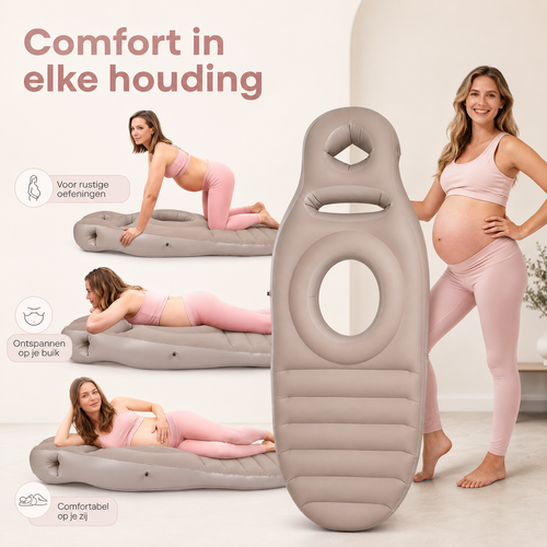 MamaNest Air™ – Opblaasbare Buikligmat voor Zwangeren