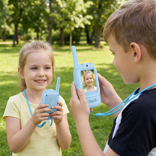 VideoTalkie™ Kids Walkie Talkie Set met Camera – 2-Pack