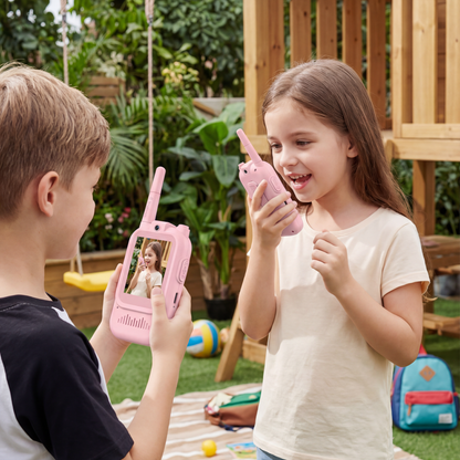 VideoTalkie™ Kids Walkie Talkie Set met Camera – 2-Pack