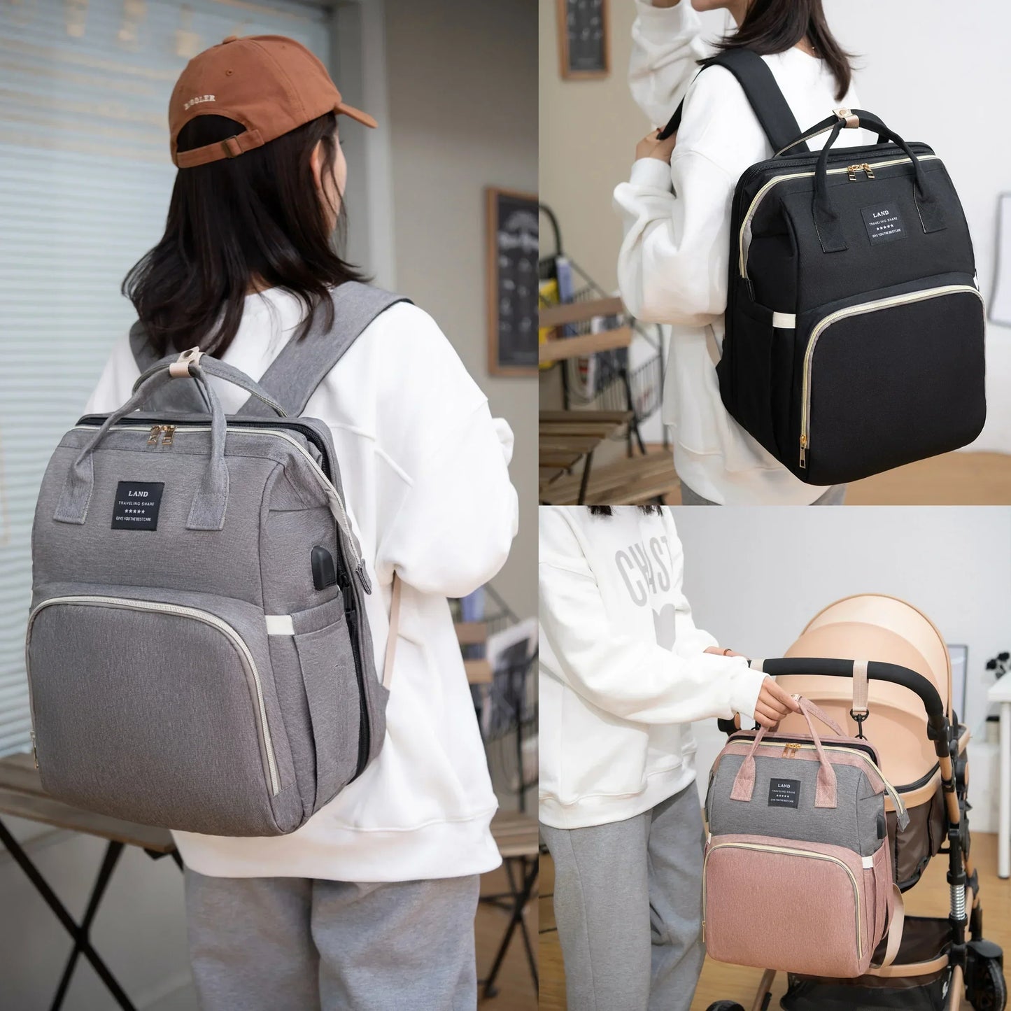 All-in-One™ Luiertas & Babybedje
