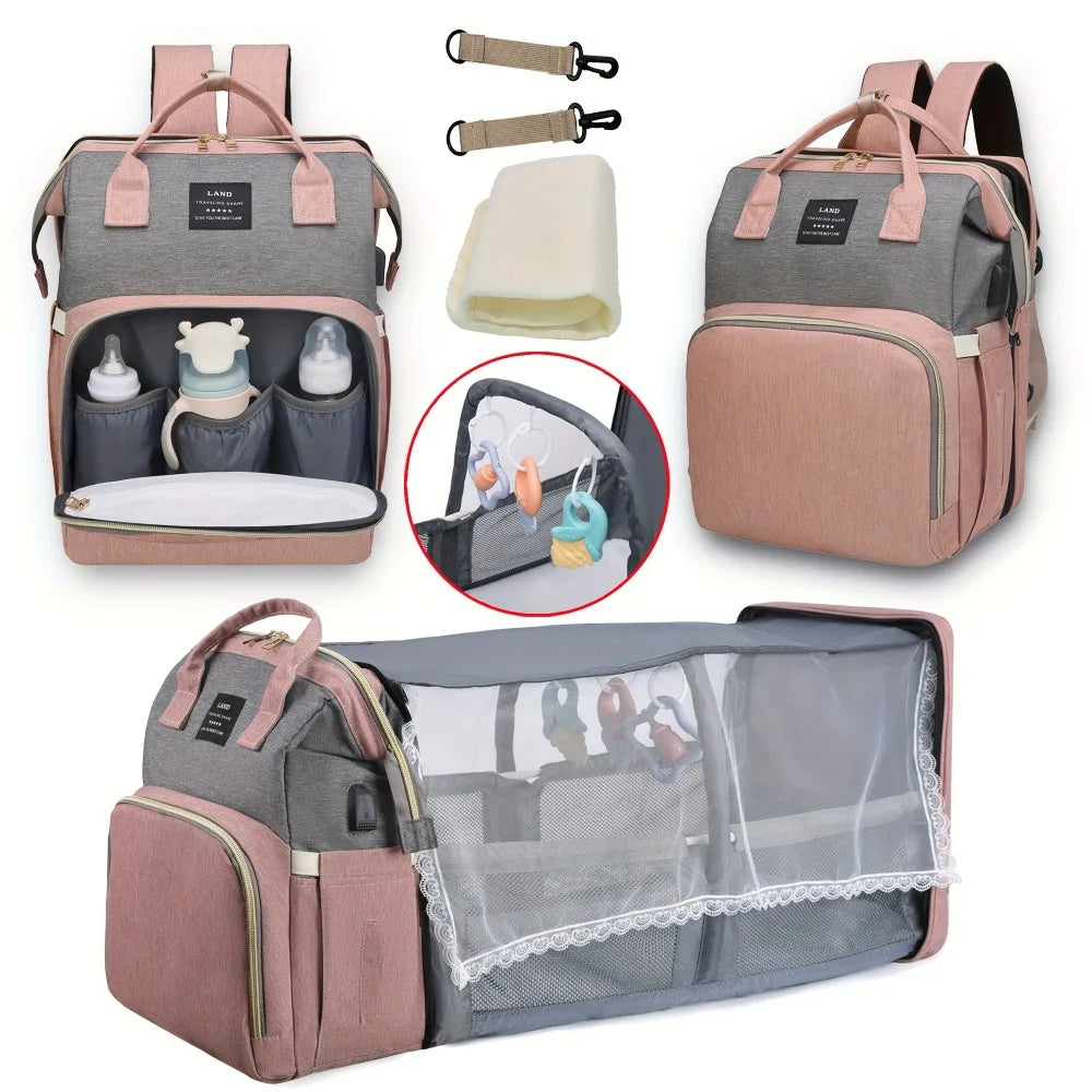 All-in-One™ Luiertas & Babybedje