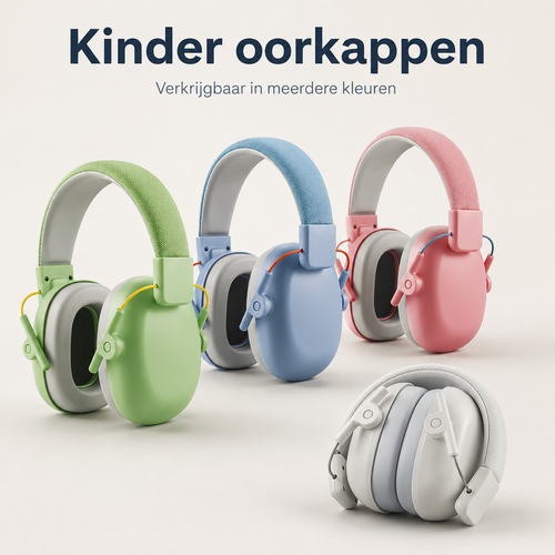 SoundSafe™ Kinder Oorkappen – Zachte gehoorbescherming voor drukke momenten
