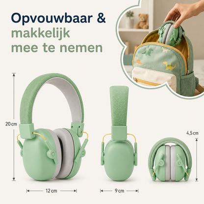 SoundSafe™ Kinder Oorkappen – Zachte gehoorbescherming voor drukke momenten