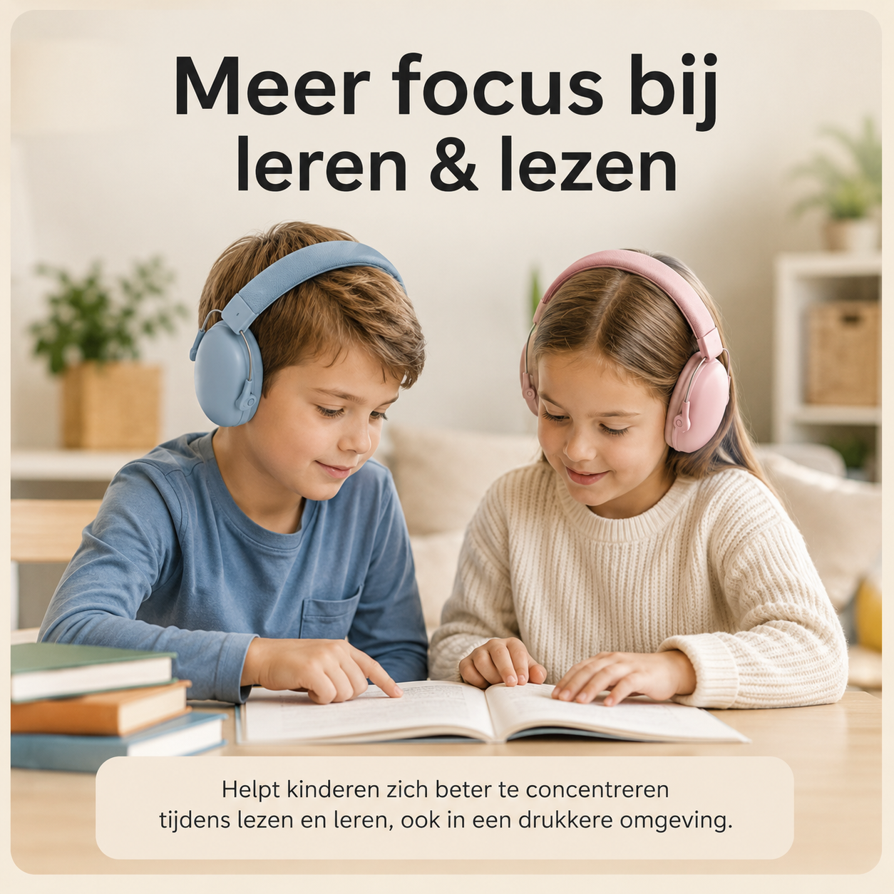 SoundSafe™ Kinder Oorkappen – Zachte gehoorbescherming voor drukke momenten