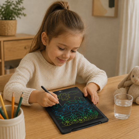 TekenPad™ – Herbruikbaar LCD-Tekenbord voor Kinderen