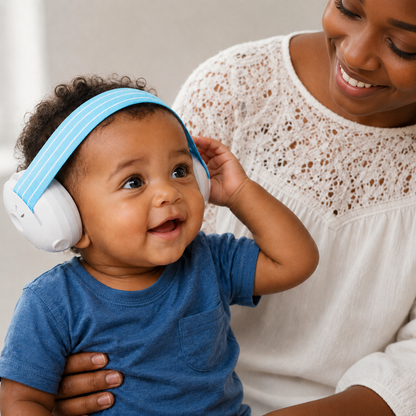 TinySound™ Baby Gehoorbescherming – Zachte oorkappen voor rustige momenten