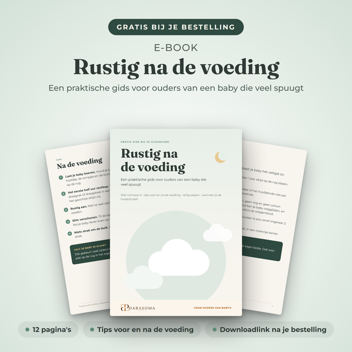 Gratis e-book Rustig na de voeding bij je bestelling