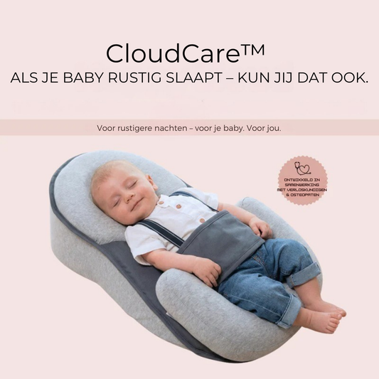 CloudCare™ Ergonomisch Babykussen met Helling – Comfort & Ondersteuning voor je Baby
