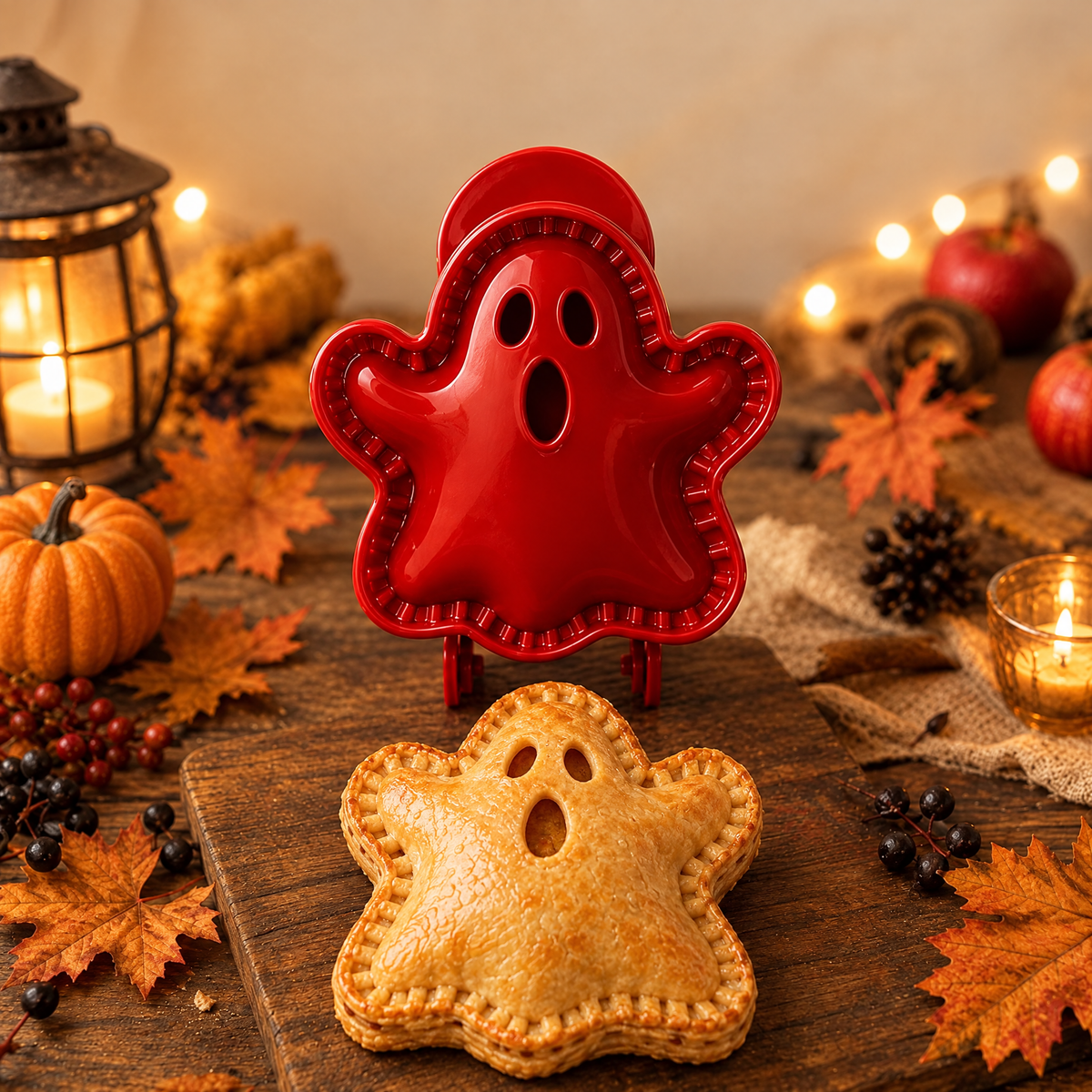 Vorm spookje met gebakken spookjestaartje