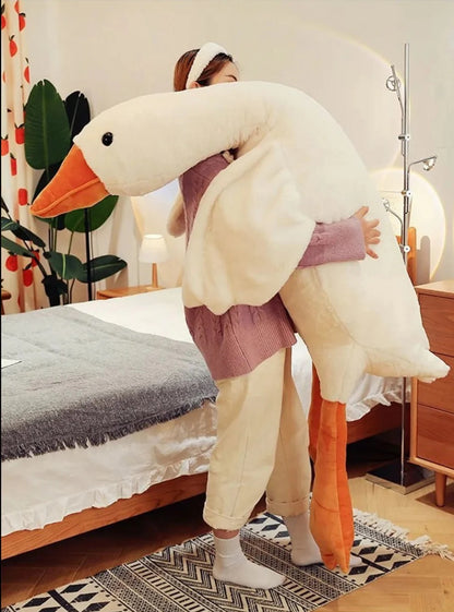 LunaNest™ – Soft Dream Goose Plush & Sleep Friend