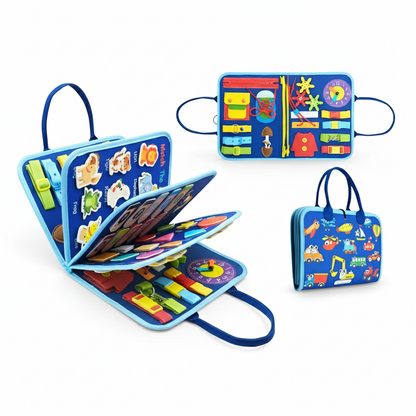 Kleine Ontdekker™ 7-in-1 Montessori Boek - Leren, voelen en ontdekken met plezier